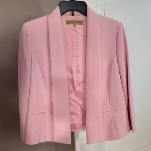 Short, stylish well cut pink blazer size 4